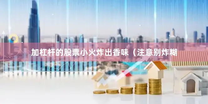 加杠杆的股票小火炸出香味（注意别炸糊